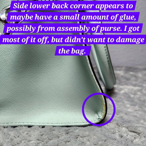 Auth. Michael Kors Hamilton East West Celadon w/ Silver Hardware - PRICE IS FIRM - Picture 10 of 12